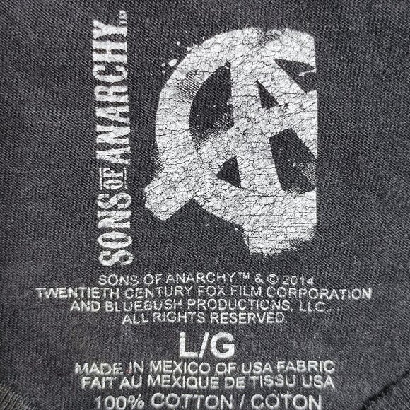 Sons of Anarchy 1967 T-shirt men's size L black with graphic design - Picture 5 of 8